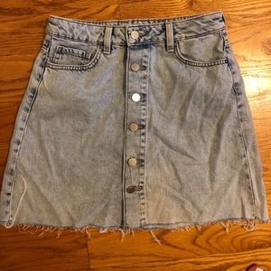 Cute Jean Button Up Skirt Never Been Worn